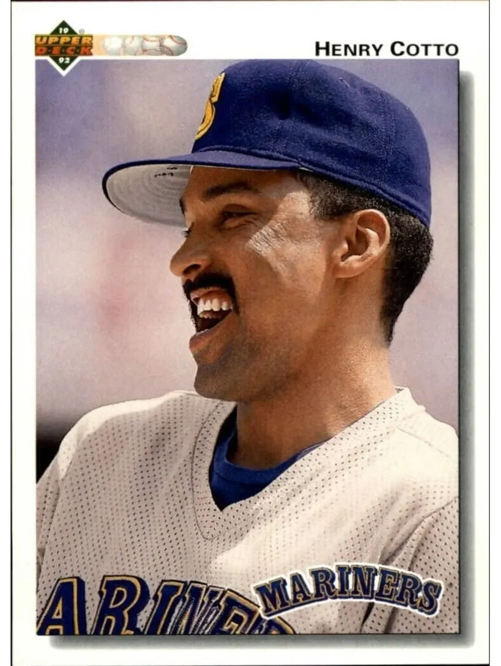 Henry Cotto 1992 Upper Deck MLB #616 Baseball Card Seattle Mariners